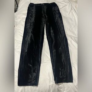 Elegant Black Straight Leg Women's Pants